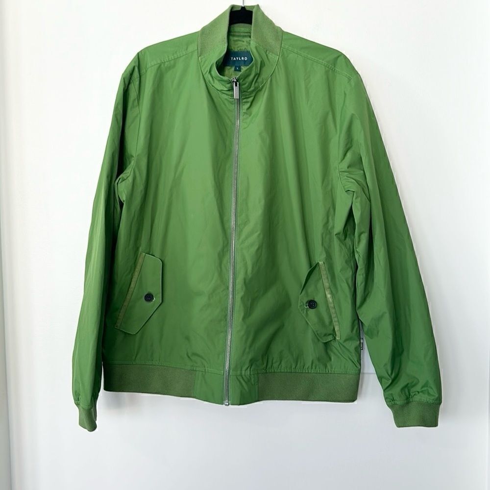 TAYLRD Green Bomber Jacket L